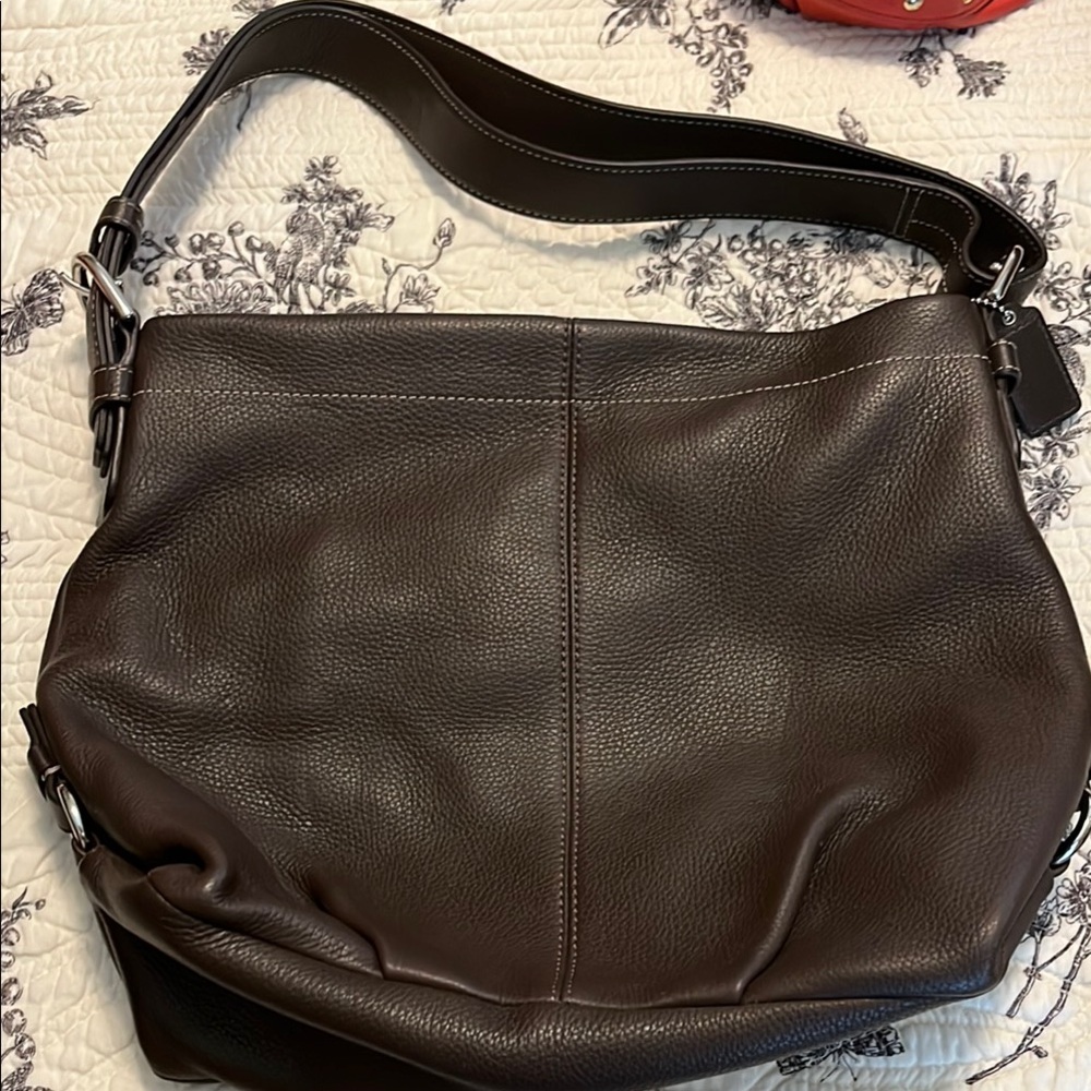 Coach Brown Leather Shoulder Bag